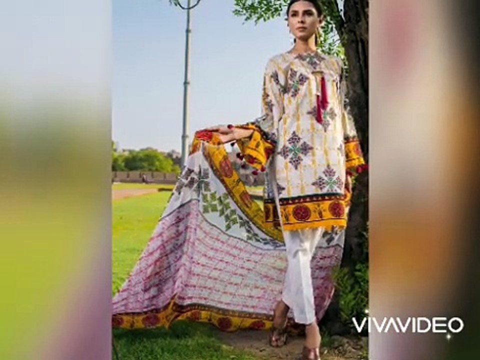 Trendy Casual Lawn dress designs __ Latest Collection of Designer Lawn