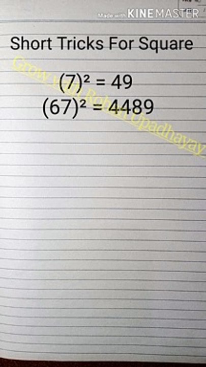Square in seconds  [Amazing Math Short Trick]