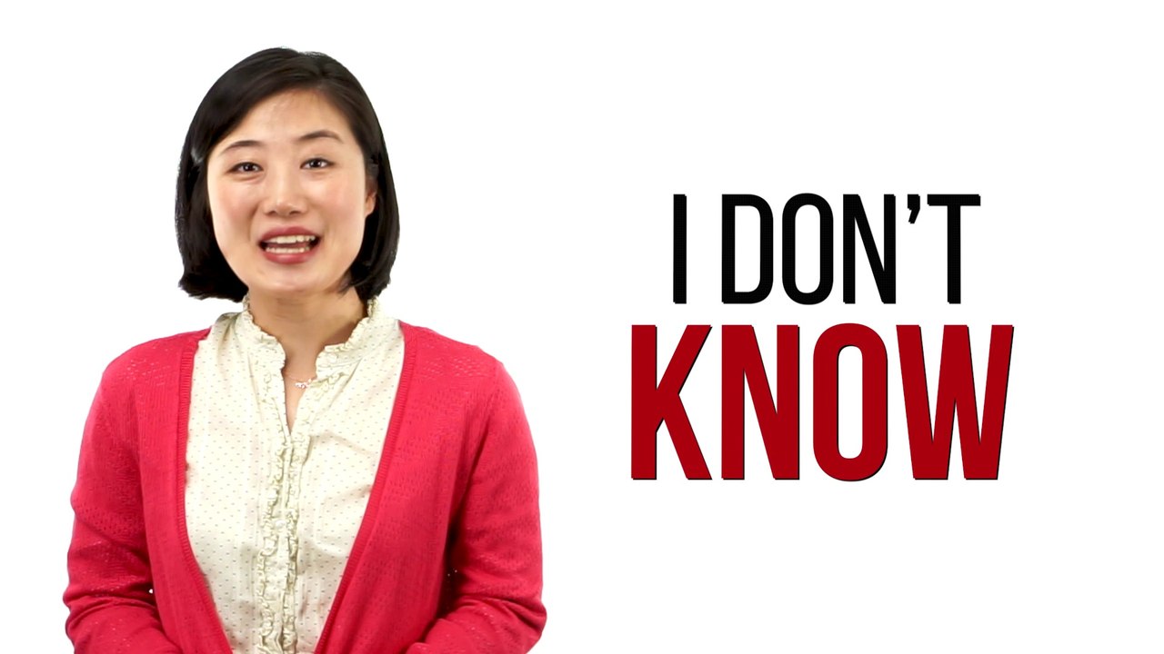 How to Say  "I Don't Know" | How To Say Series | ChinesePod