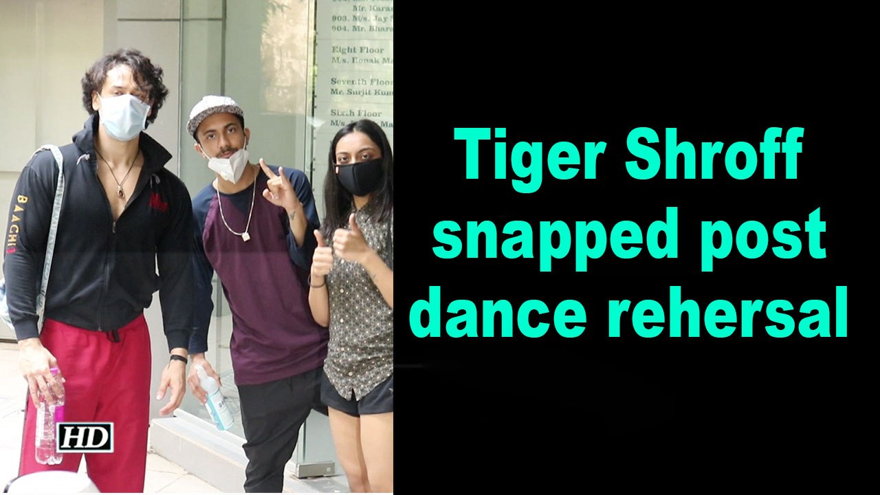 Tiger Shroff Spotted After Dance Rehearsal in Andheri