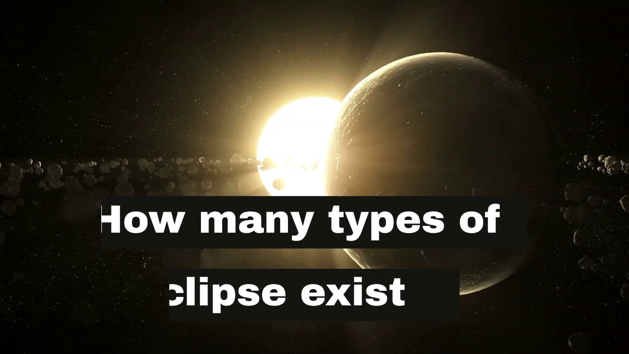 How many types of eclipse exist