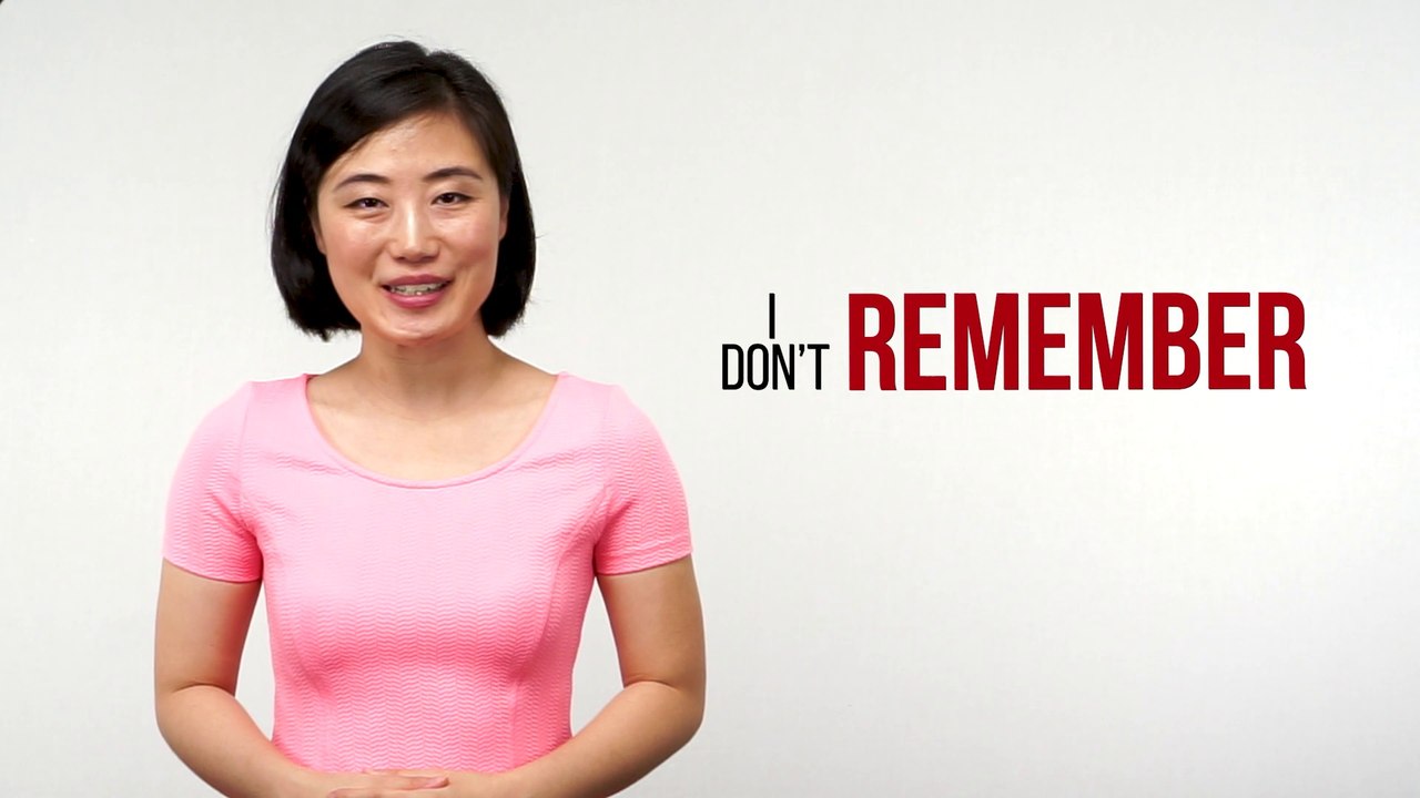 How to Say "I Don't Remember" | How To Say Series | ChinesePod