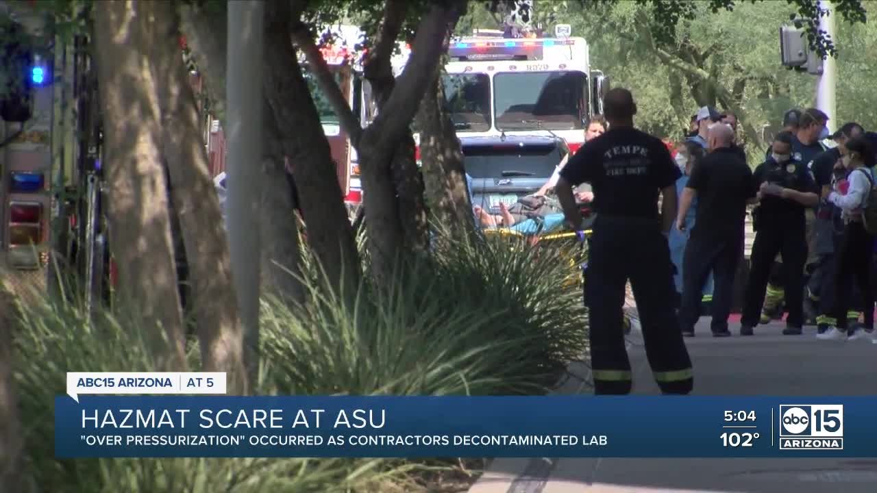 Hazmat scare at ASU