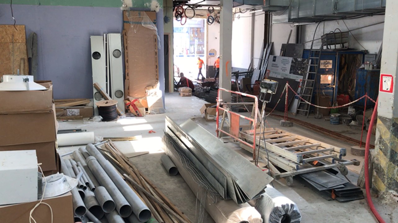 Visite de chantier du MoHo à Caen