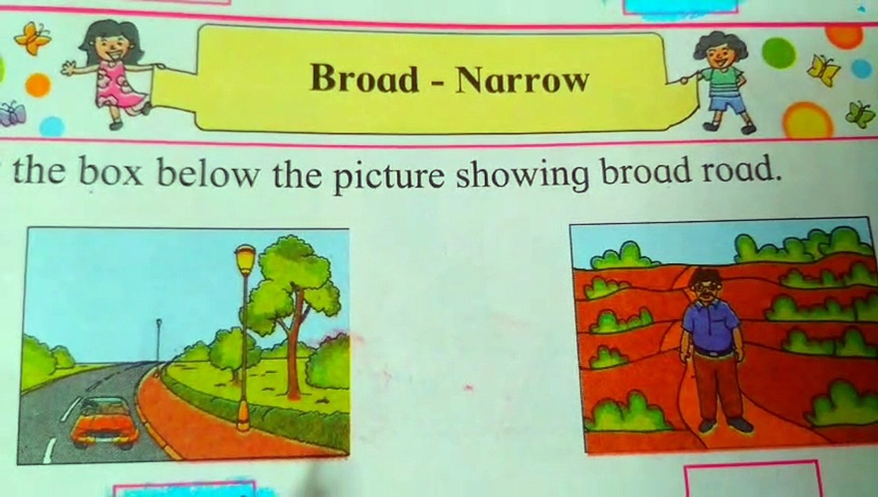 Broad - Narrow | Concept of Maths | Class 1