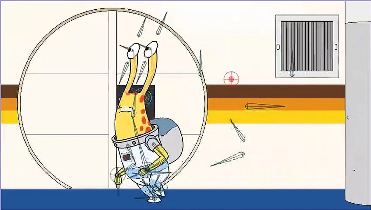 Phungus running with bones shown