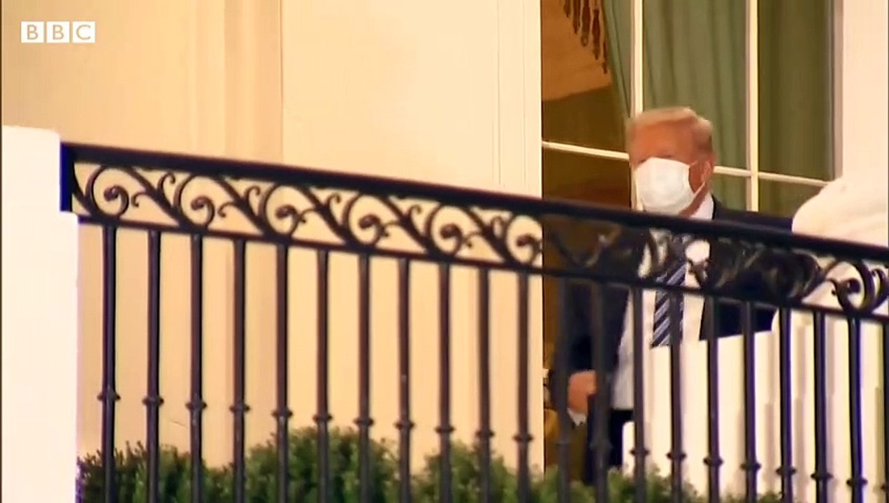 Trump Covid- President downplays virus on leaving hospital - BBC News 2020