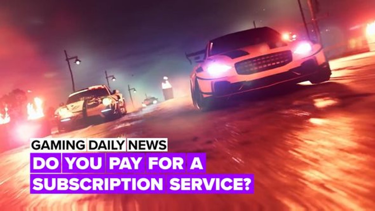 What percentage of gamers have subscription services?