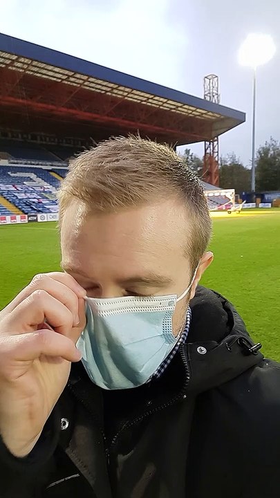 Liam Norcliffe's post-match reaction