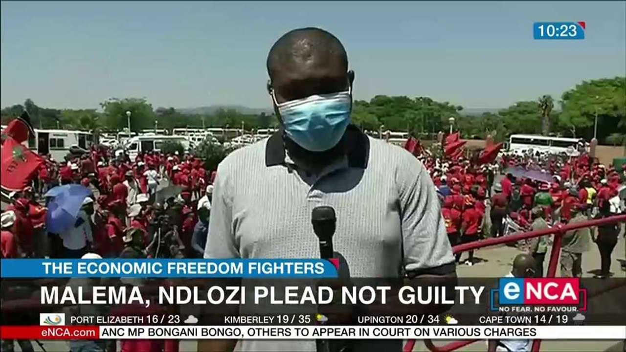 Malema and Ndlozi pleads not guilty
