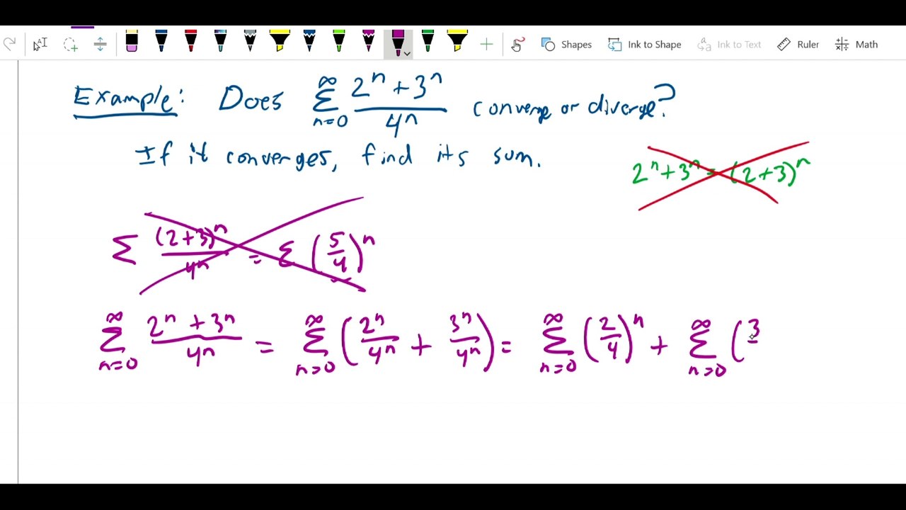 Infinite series - Geometric Series medley II
