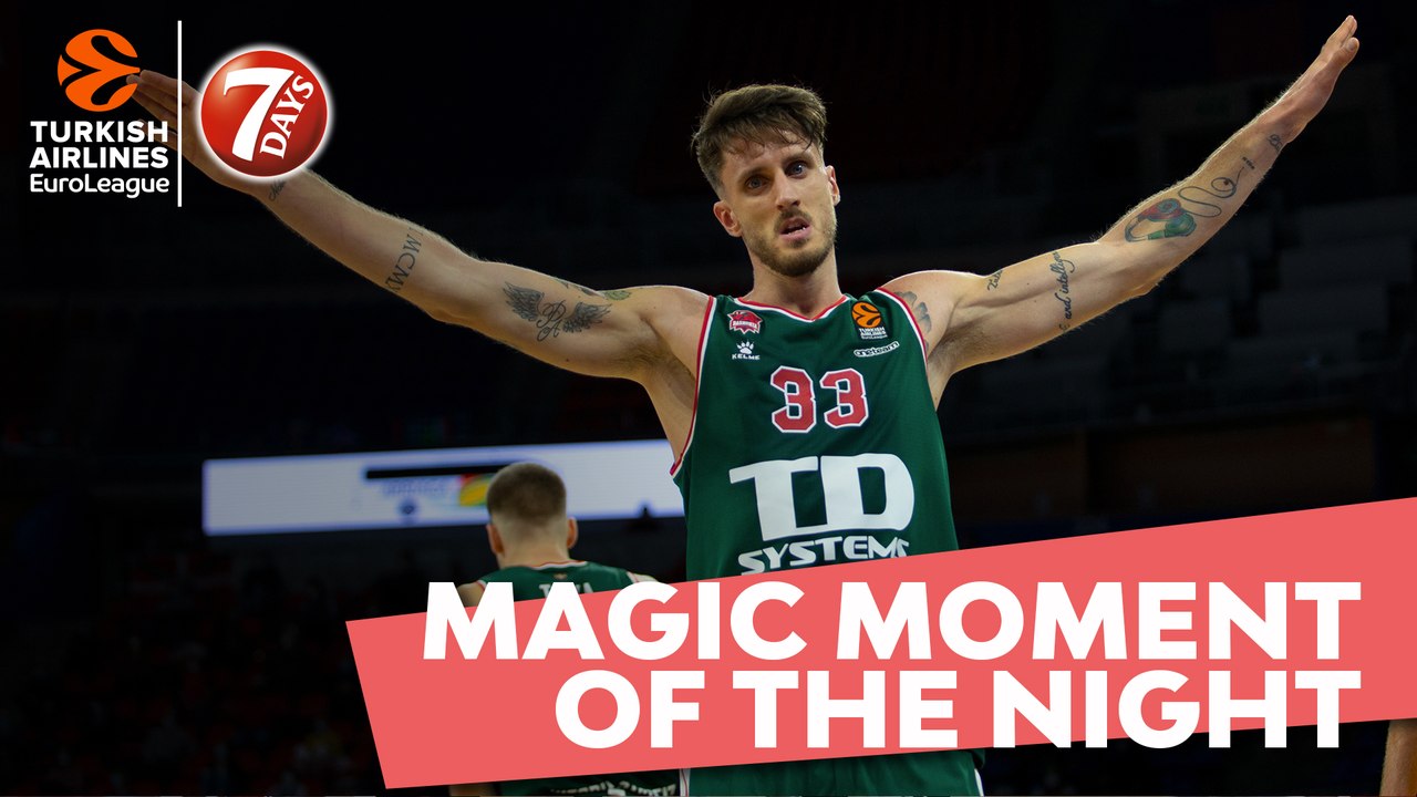 7DAYS Magic Moment of the Night: Achille Polonara, TD Systems Baskonia Vitoria-Gasteiz
