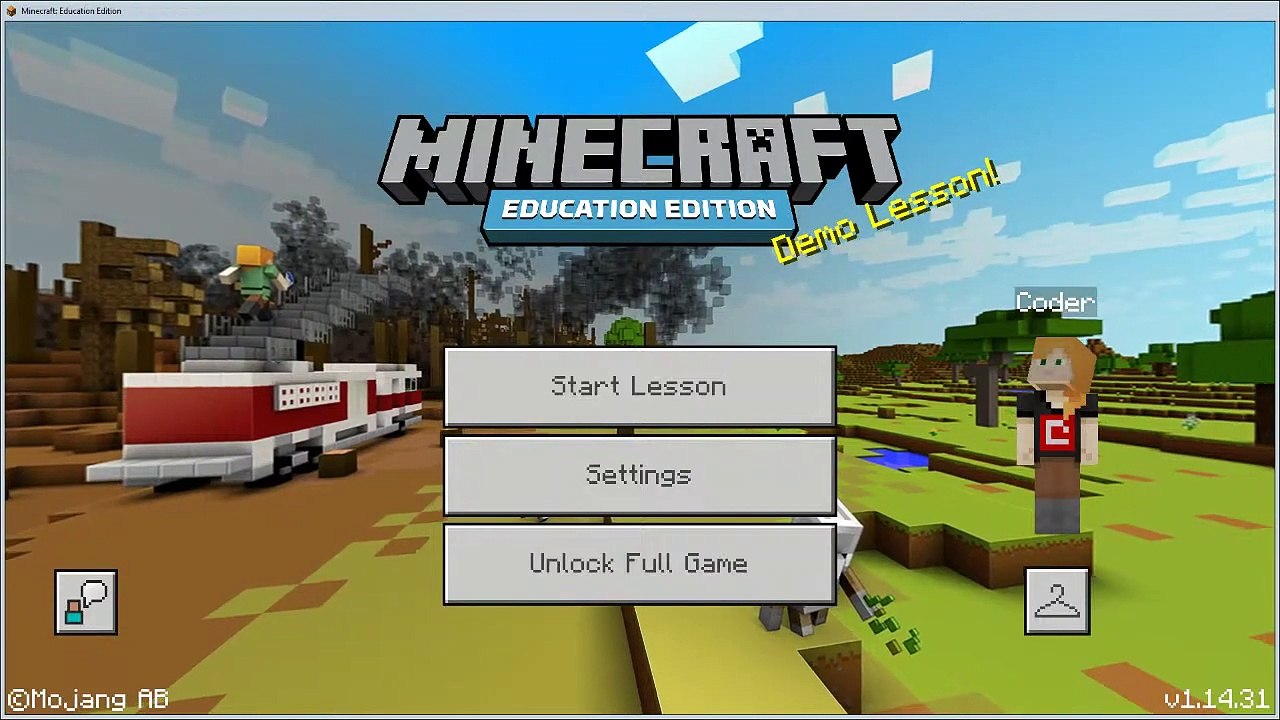 Minecraft Education Edition: Demo Lesson With Coding Agent