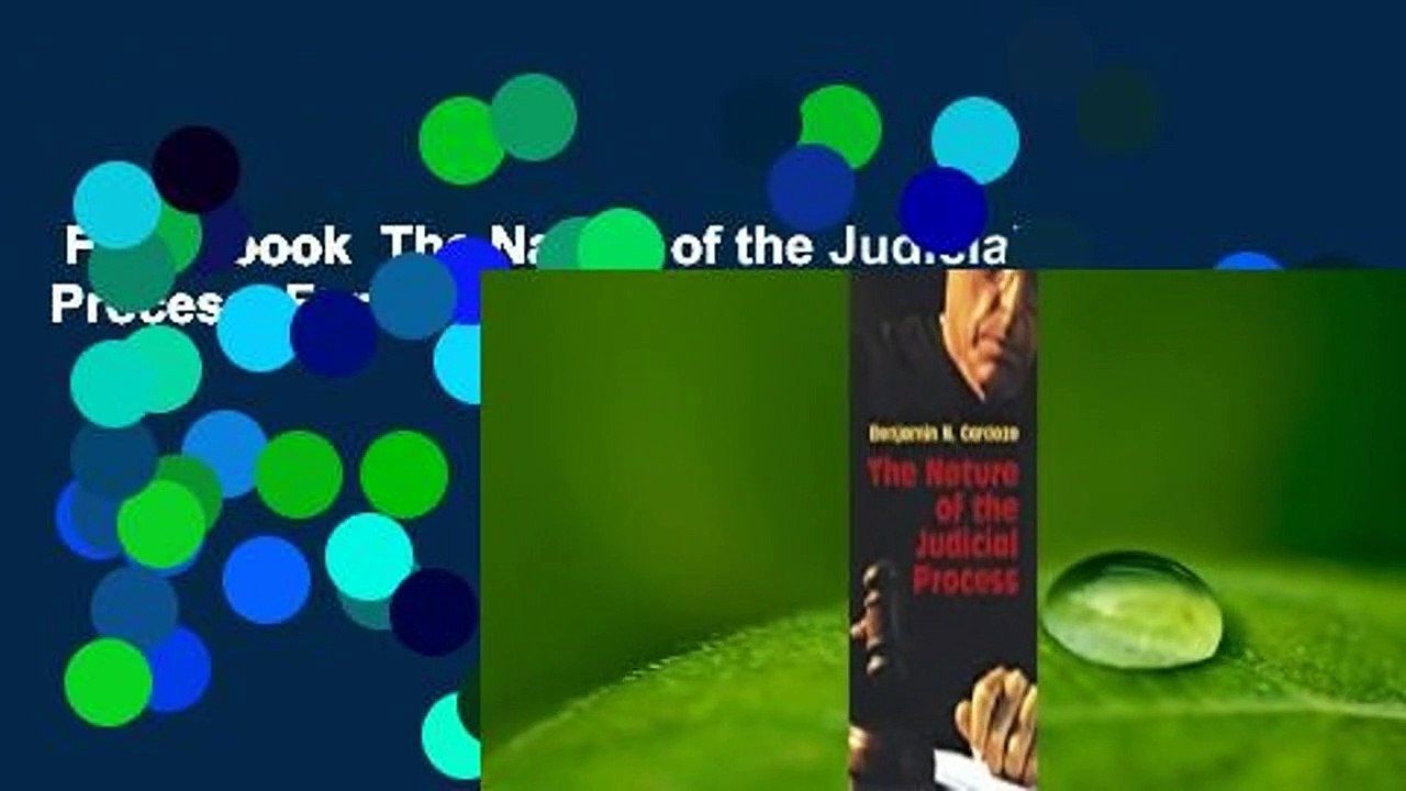 Full E-book  The Nature of the Judicial Process  For Kindle