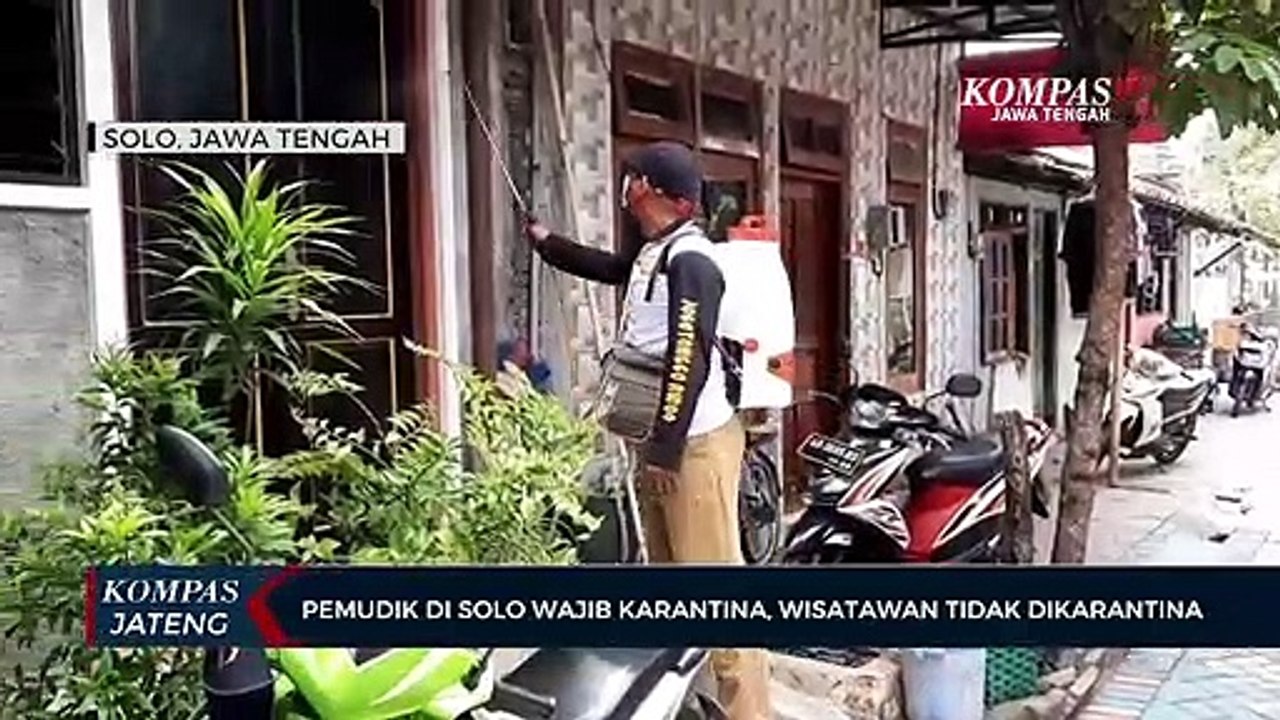 Pemudik di Solo Wajib Karantina, Wisatawan Tidak di Karantina