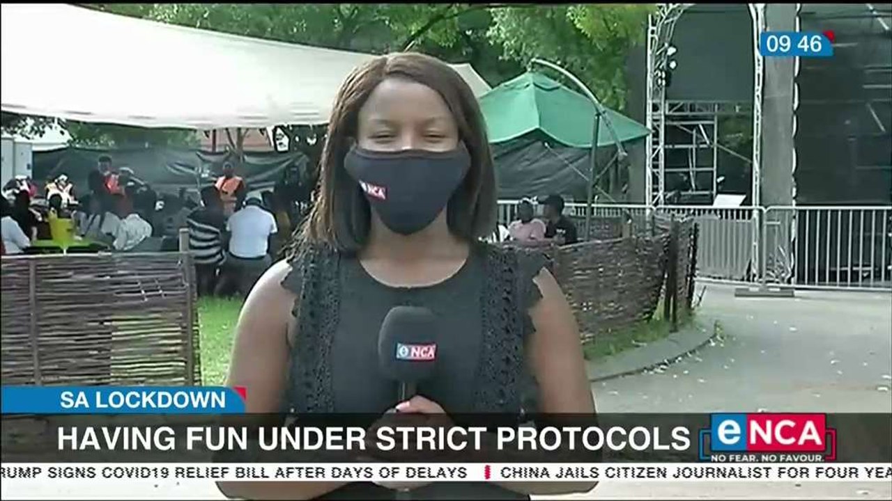 Having fun under strict lockdown protocols