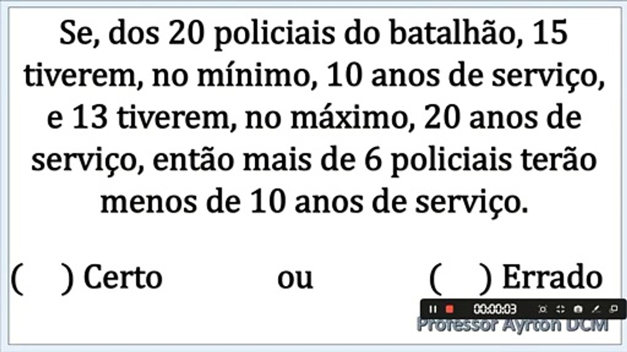 Polícia Federal Raciocínio lógico em 1 minuto! #shorts