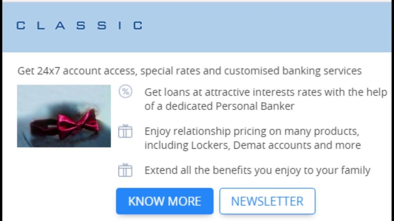 HDFC Bank Classic Account | Credit Card Without Income Proof | Exclusive Platinum Chip Debit Card
