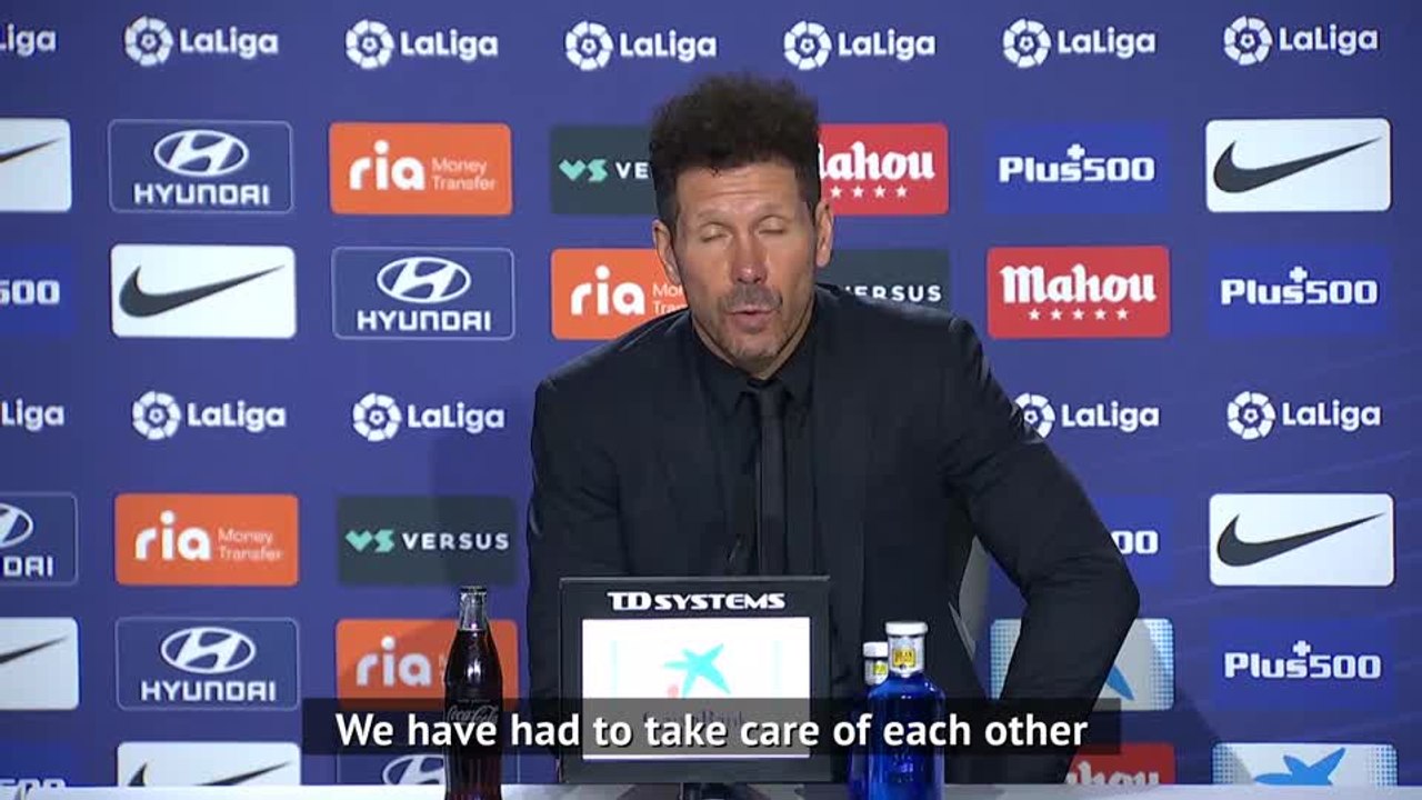 Simeone defends Atletico's Covid protocols