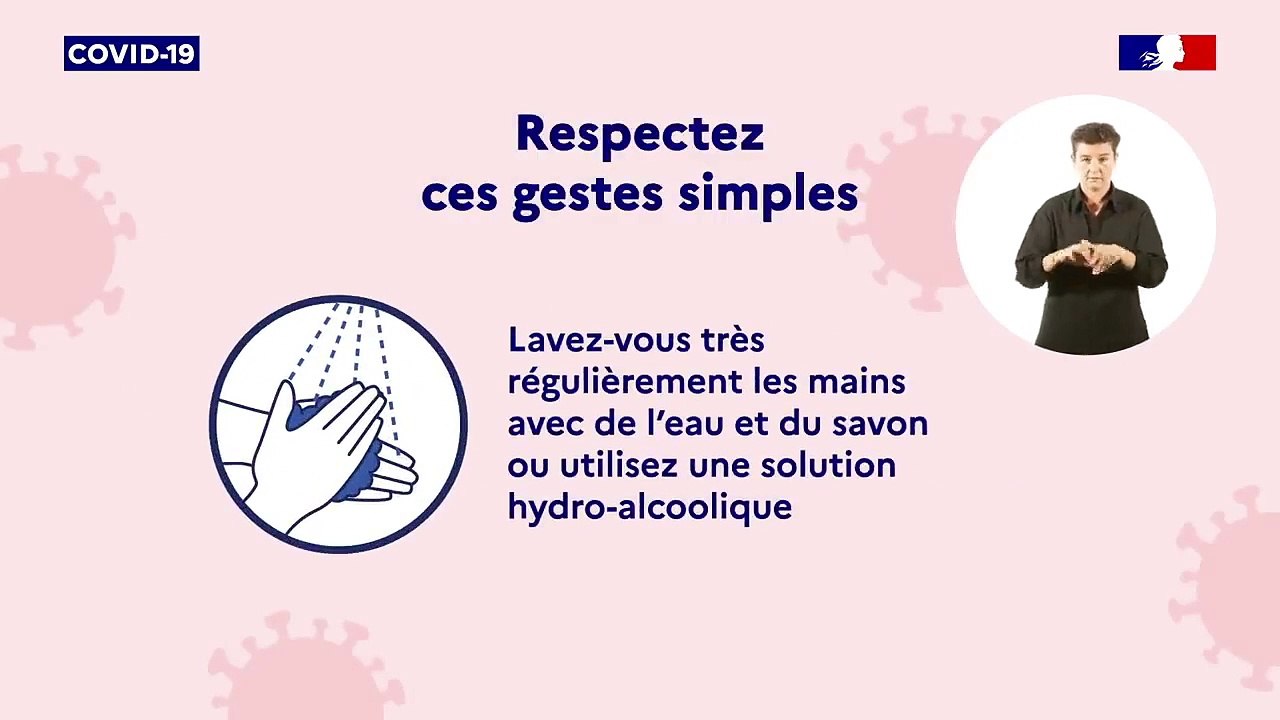 Gestes barrieres Covid 19 gouv francais
