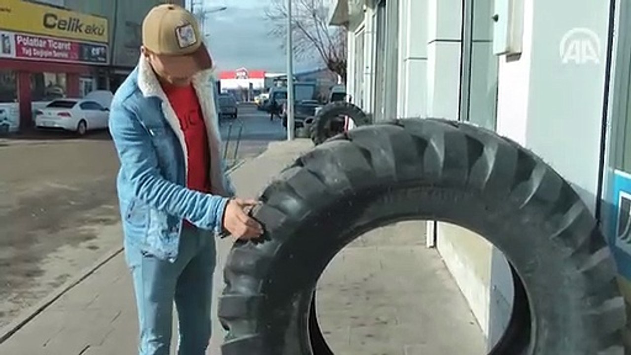 'Kış cenneti'nde kış lastiği mesaisi