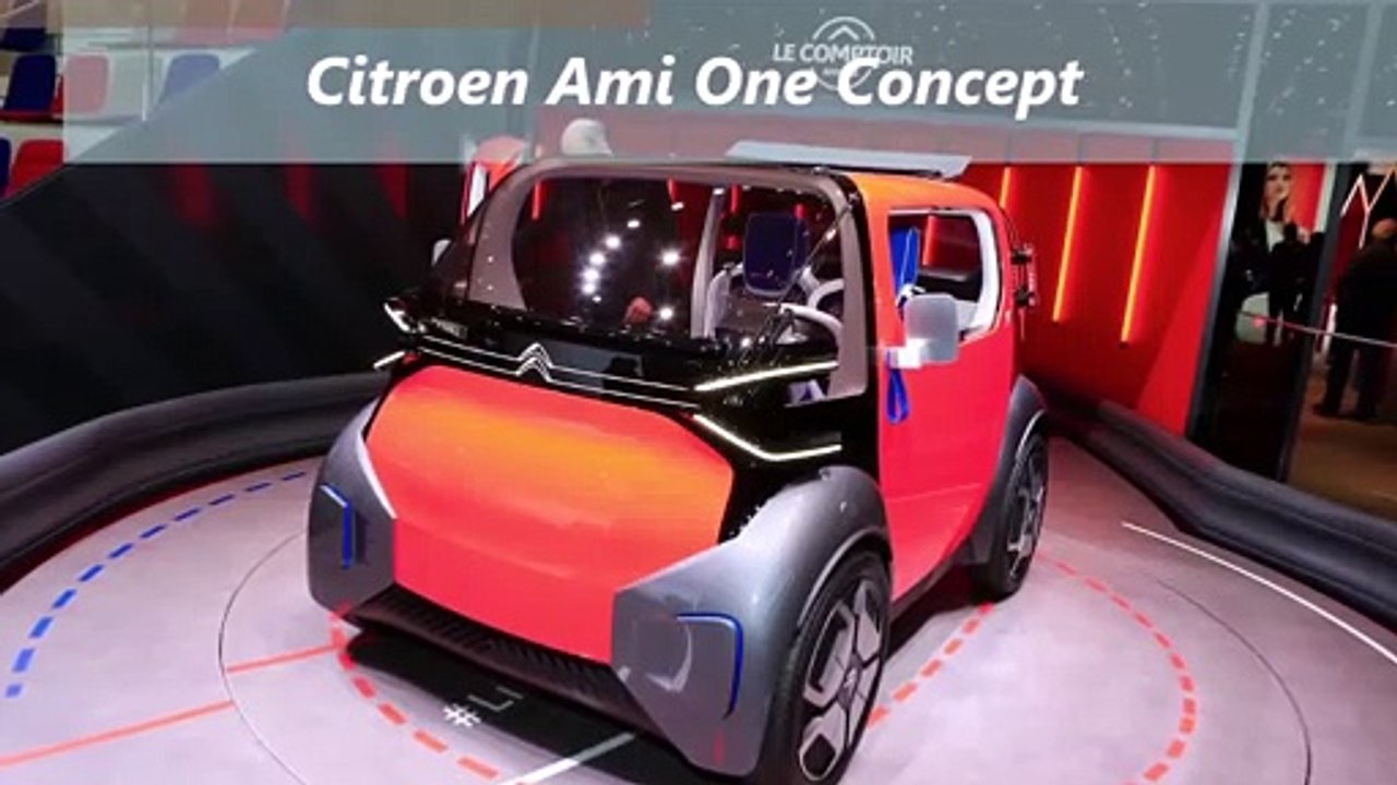 Citroen Ami One Concept ⚡ Is An All-Electric ⚡ Vision of Future Urban Mobility