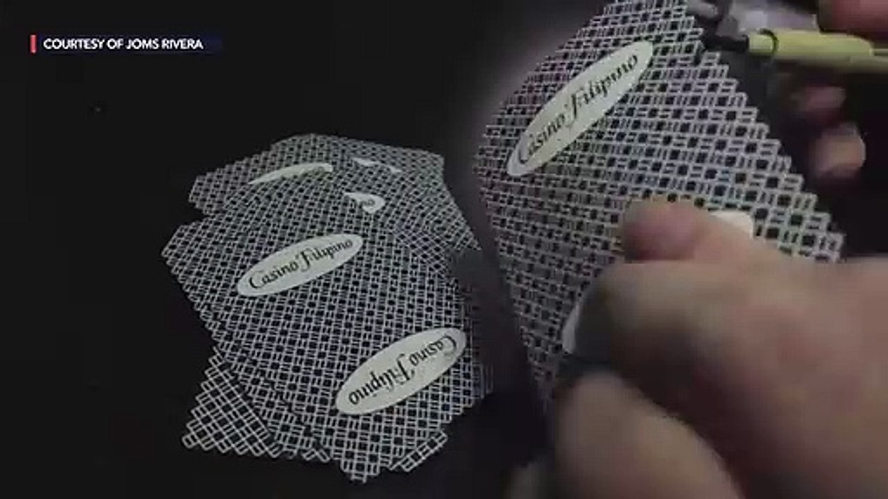 Visual artist Joms Rivera and his unusual card trick