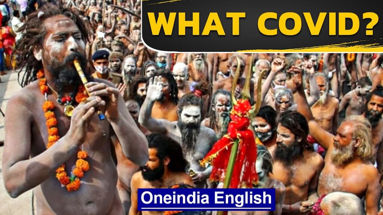 Kumbh draws comparisons with Tablighi Jamaat: What covid? | Oneindia News
