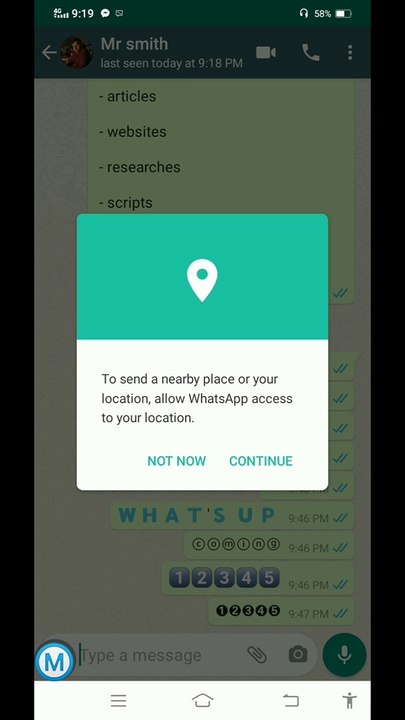 How to Share Live Location on WhatsApp