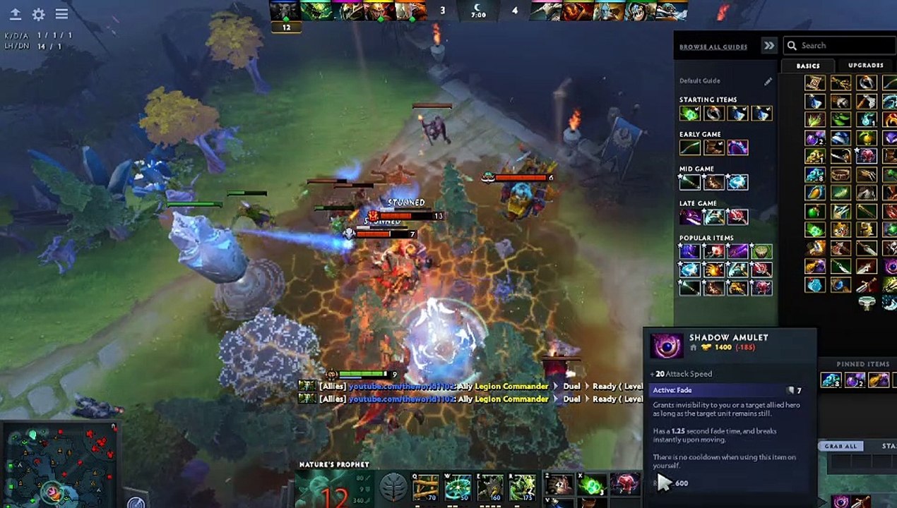 Dota 2 Nature Prophet Vs 5 Hard Carry Enemy!!!