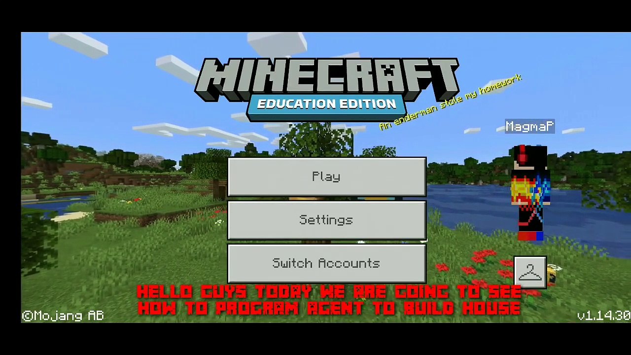 How To Code A House In Minecraft Education Edition