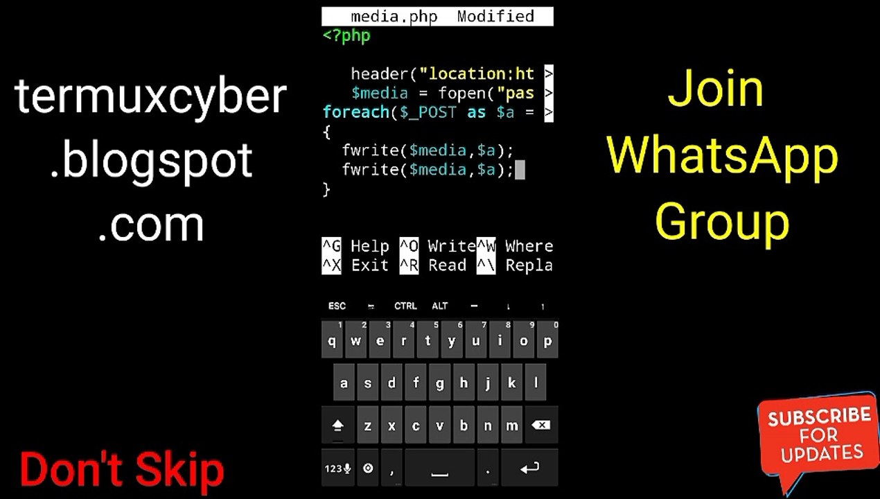 How To Create Username And Password In Localhost Termux