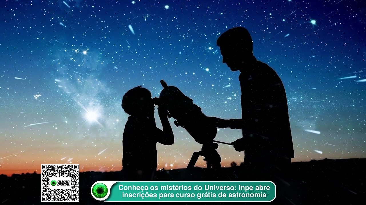 Conheça os mistérios do Universo- Inpe abre inscrições para curso grátis de astronomia