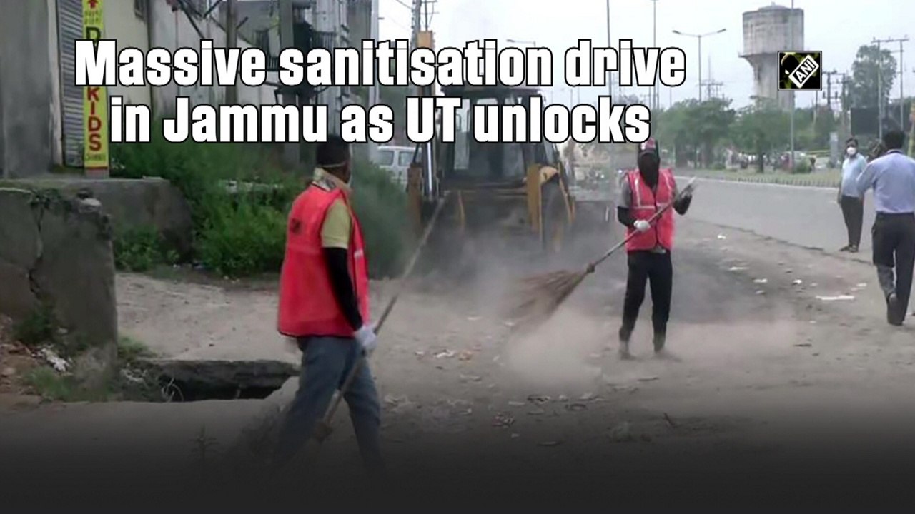 Massive sanitisation drive in Jammu as UT unlocks