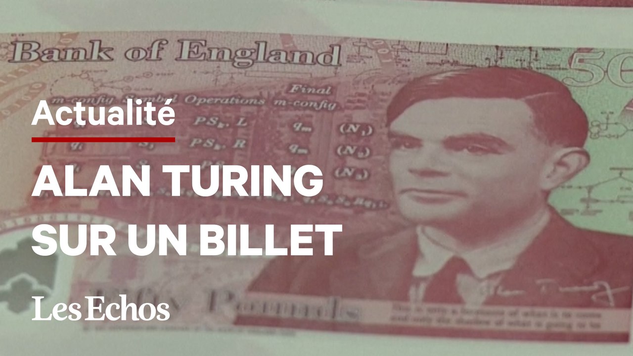 Alan Turing, effigie du nouveau billet de 50 livres de la Banque d’Angleterre