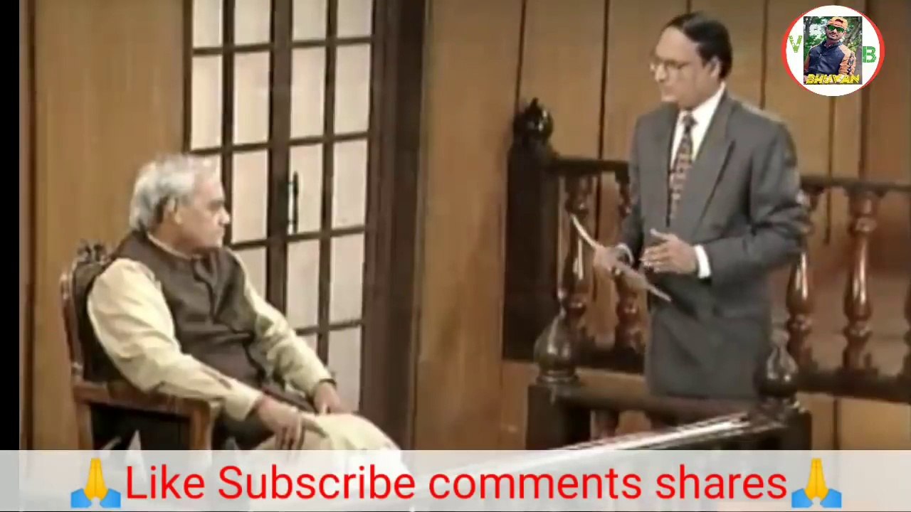 Atal Bihari Vajpayee with Rajat Sharma _ Atal Bihari _ Atal Bihari Vajpayee spee_HD
