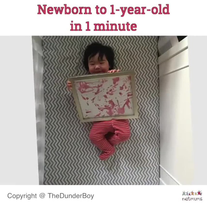 Newborn to 1-year-old in 1 minute
