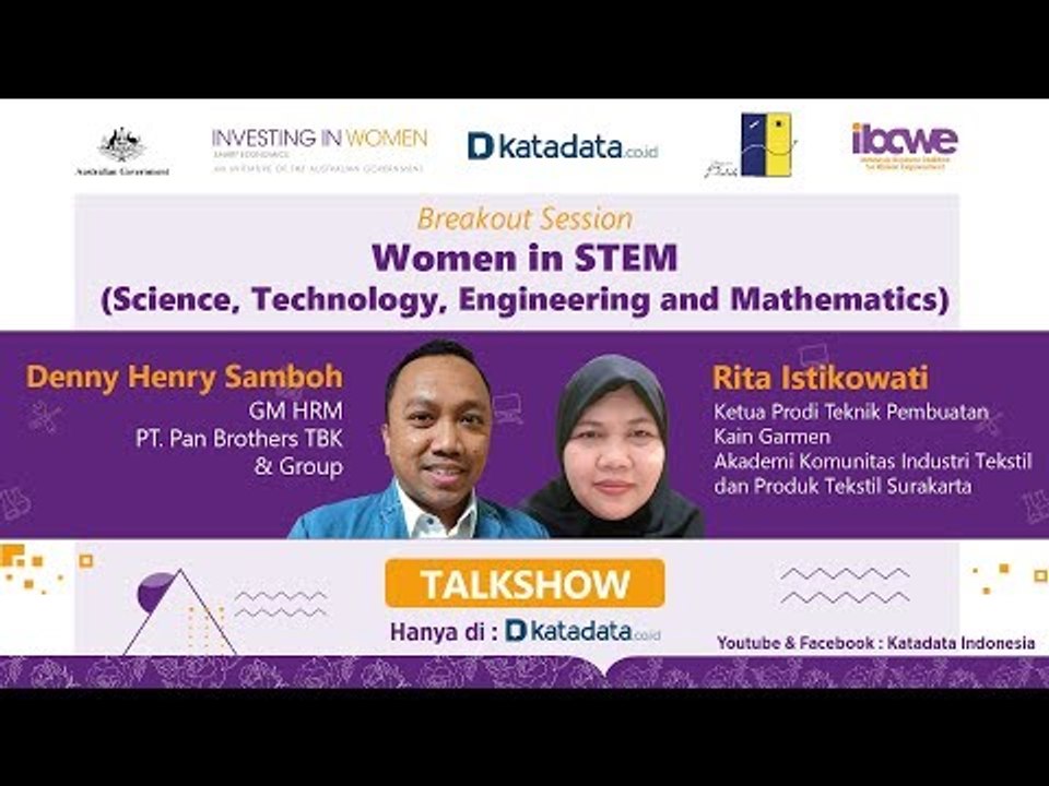 Talkshow: Women in STEM (Science, Technology, Engineering and Mathematics) | Katadata Indonesia
