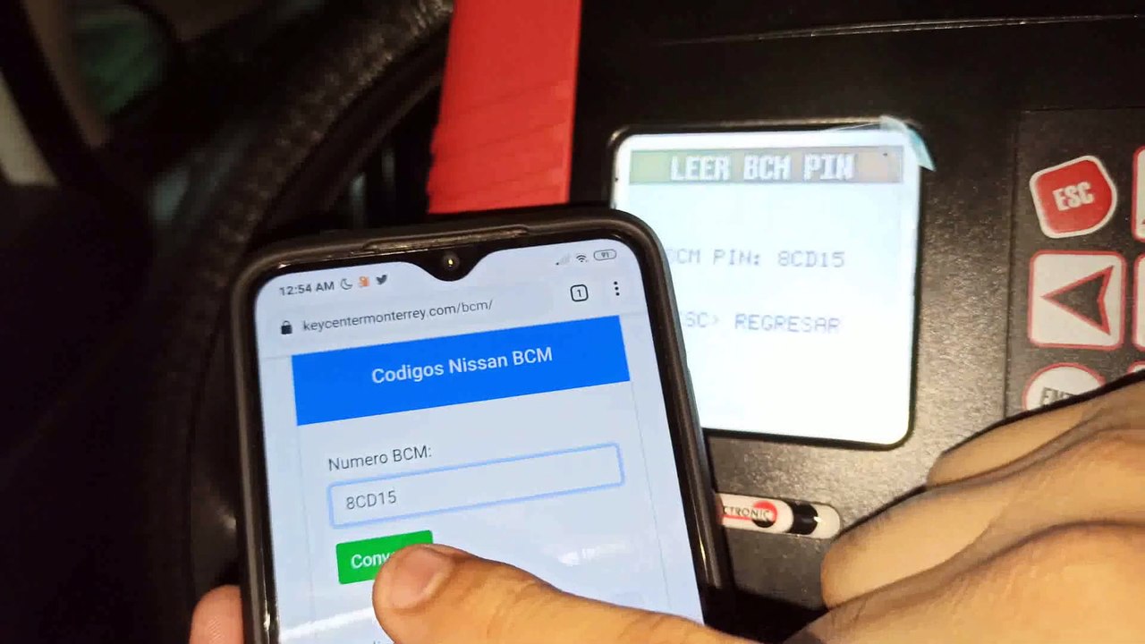 Cómo programar llave con chip de autos Nissan (Tiida)