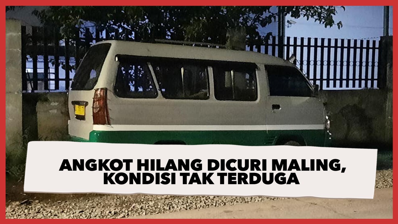 Viral Angkot Dicuri Maling, Sehari Kemudian Ditemukan dengan Kondisi Tak Terduga