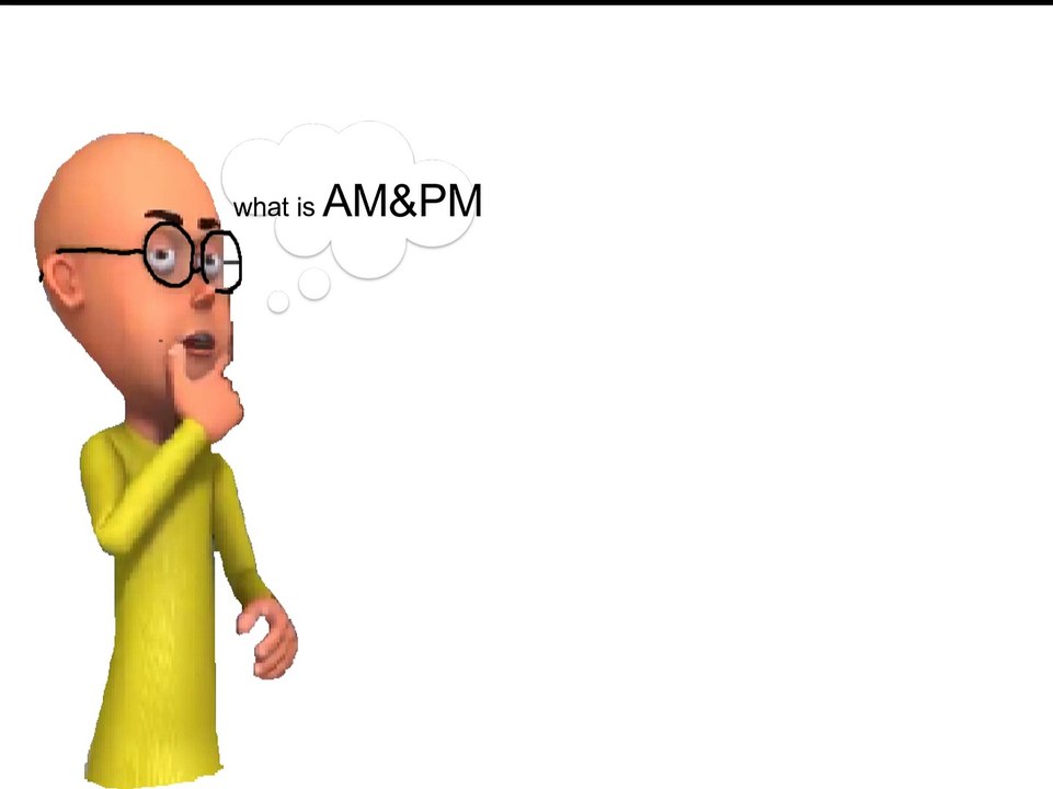 what is meaning of the AM & PM?