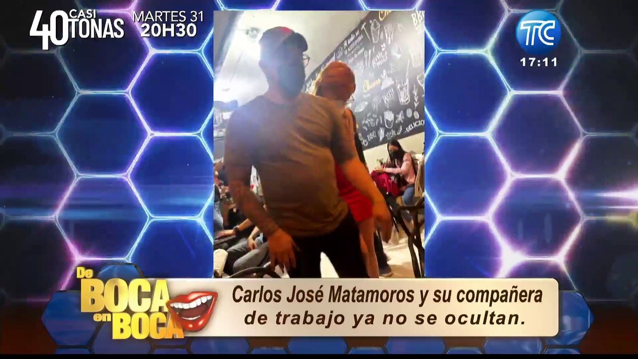 Carlos José Matamoros y Alejandra Gavilanes fueron captados juntos el fin de semana