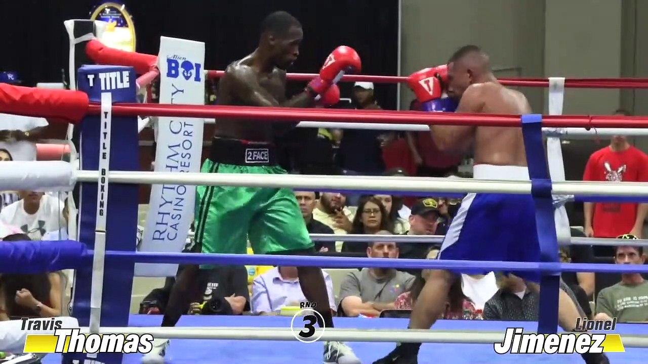 Travis Thomas vs Lionel Jimenez (14-08-2021) Full Fight