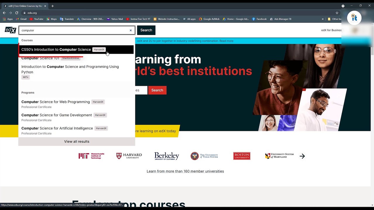 Complete Computer Science Full course Free from Harvard university
