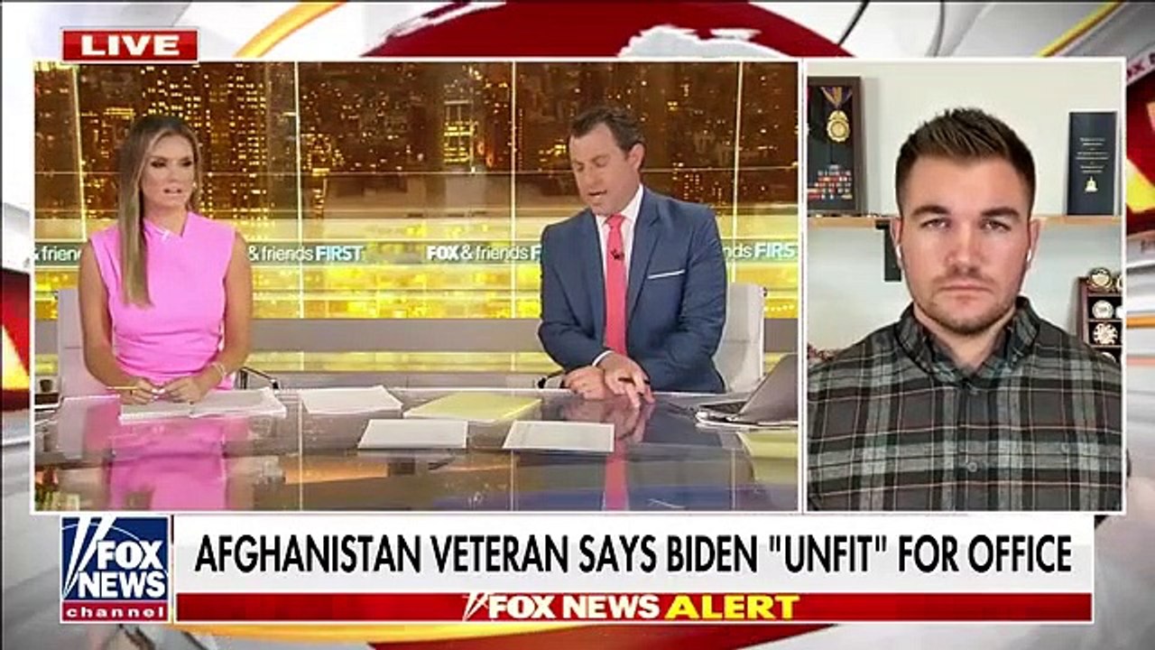 AFGHANISTAN VETERAN SAYS BIDEN EMBARRASSED U.S