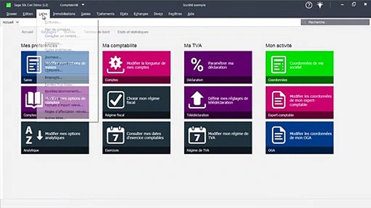 SAGE 50C CIEL COMPTA 2018  : les journaux