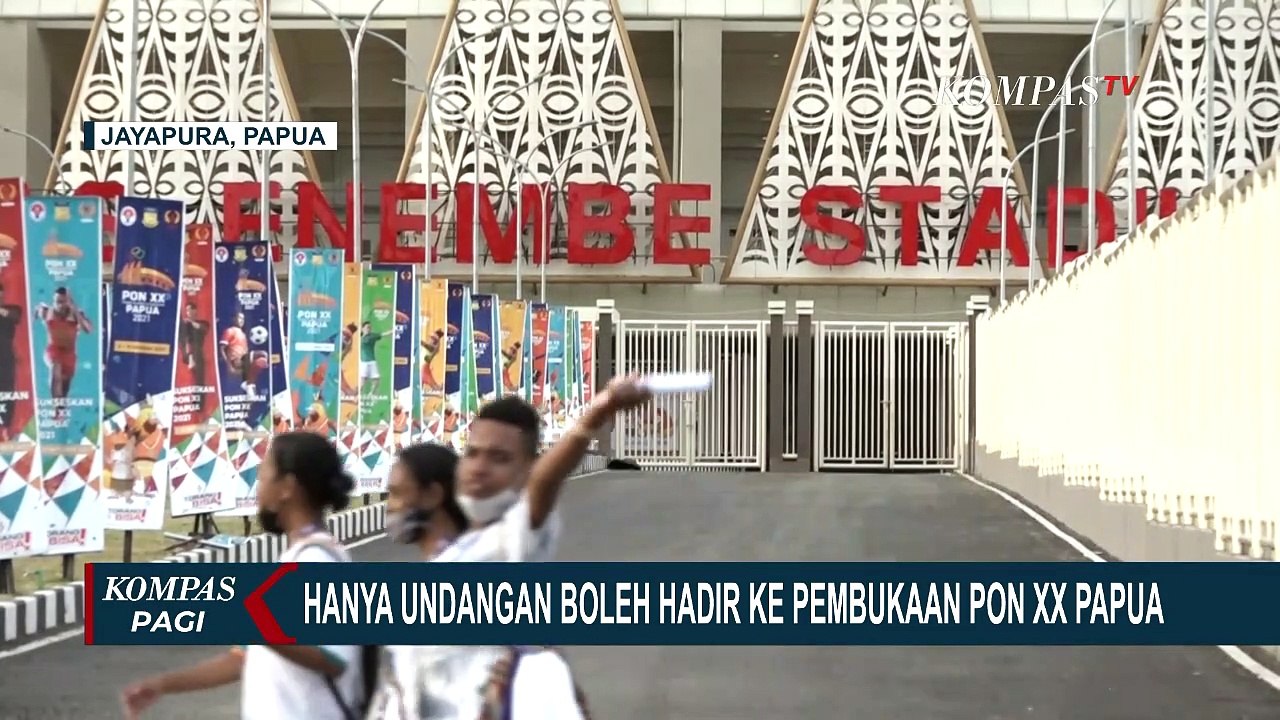 Upacara Pembukaan PON XX Papua di Stadion Lukas Enembe Jayapura