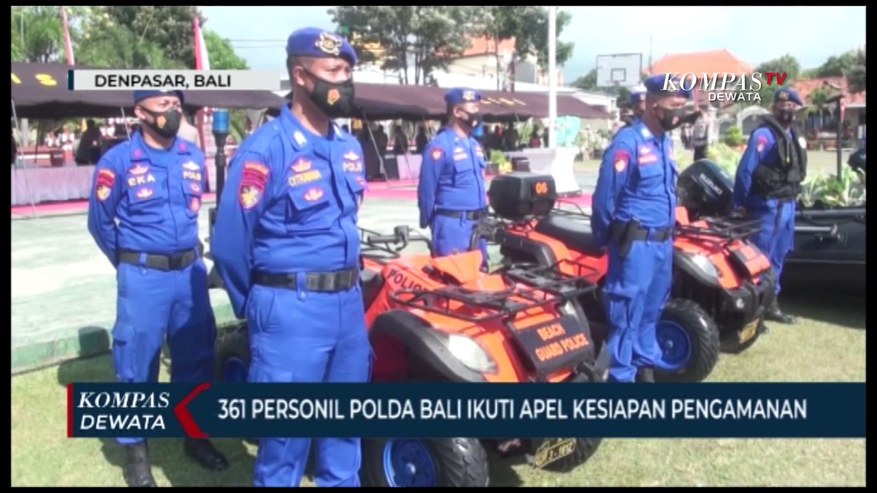 Polda Bali Gelar Pasukan Pengamanan Jelang Konferensi Internasional 2022