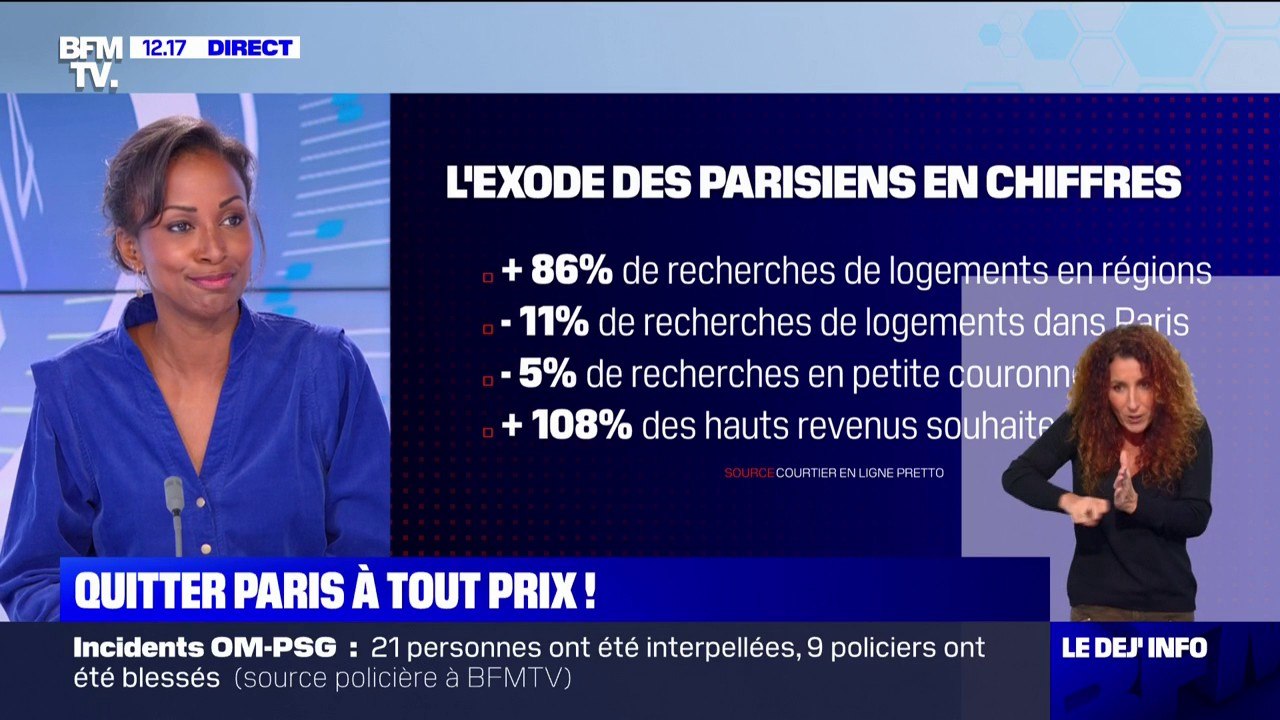 Les parisiens sont de plus en plus nombreux à décider de partir vivre en régions