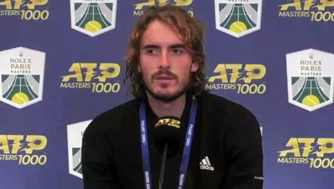 ATP - Rolex Paris Masters 2021 - Stefanos Tsitsipas : "I haven't given up once in my life ... I'm trying to be careful for the next tournament, which is the most important for me"